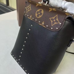 Replica Louis Vuitton Brown Monogram Black Camera Box