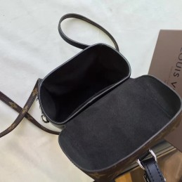 Replica Louis Vuitton Brown Monogram Black Camera Box