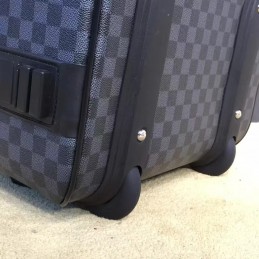 Replica Louis Vuitton Damier Graphite Red Rope Knot Pegase Legere 55