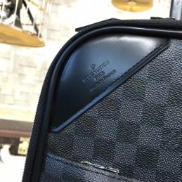 Replica Louis Vuitton Damier Graphite Red Rope Knot Pegase Legere 55