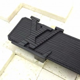 Replica Louis Vuitton Black Epi Leather LV Buckle Belt
