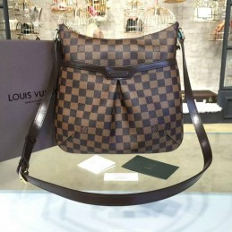 Replica Louis Vuitton Brown Damier Ebene Bloomsbury PM