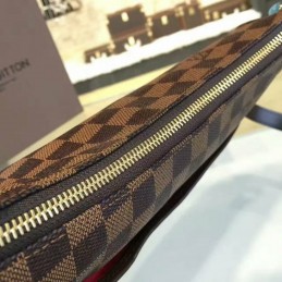 Replica Louis Vuitton Brown Damier Ebene Bloomsbury PM
