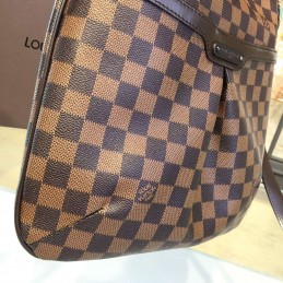Replica Louis Vuitton Brown Damier Ebene Bloomsbury PM