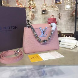 Replica Louis Vuitton Pink Capucines Mini