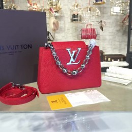 Replica Louis Vuitton Red Capucines Mini