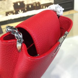 Replica Louis Vuitton Red Capucines Mini