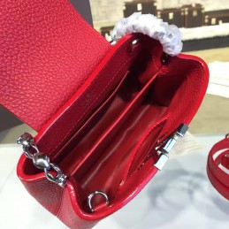 Replica Louis Vuitton Red Capucines Mini