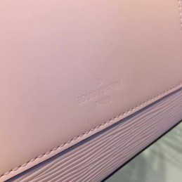 Replica Louis Vuitton Pale Pink Blue Handle Kleber PM