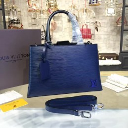 Replica Louis Vuitton Navy Blue Handle Kleber PM