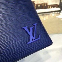 Replica Louis Vuitton Navy Blue Handle Kleber PM