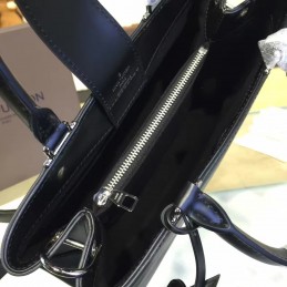 Replica Louis Vuitton Black Blue Handle Kleber PM