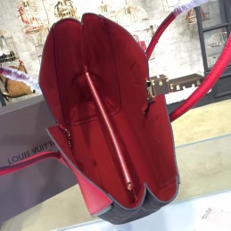 Replica Louis Vuitton Brown Monogram Red Panel Kimono MM