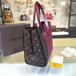 Replica Louis Vuitton Brown Monogram Fuchsia Panel Kimono MM