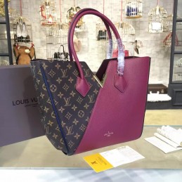Replica Louis Vuitton Brown Monogram Fuchsia Panel Kimono MM