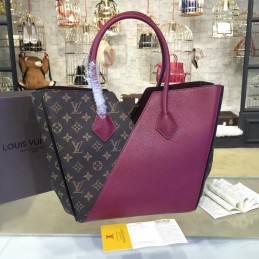 Replica Louis Vuitton Brown Monogram Fuchsia Panel Kimono MM