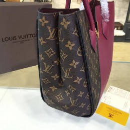 Replica Louis Vuitton Brown Monogram Fuchsia Panel Kimono MM