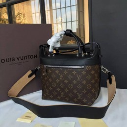 Replica Louis Vuitton Brown Monogram Black Trim City Cruiser