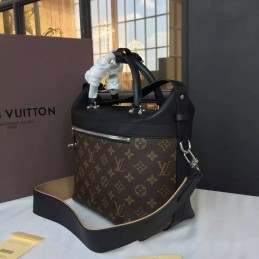 Replica Louis Vuitton Brown Monogram Black Trim City Cruiser