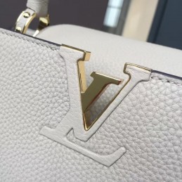 Replica Louis Vuitton Taupe Capucines MM