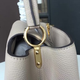 Replica Louis Vuitton Taupe Capucines MM