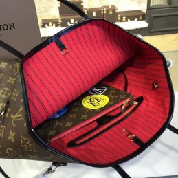 Replica Louis Vuitton Brown Monogram Graphic Neverfull MM