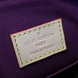Replica Louis Vuitton Purple Patent Monogram Alma BB