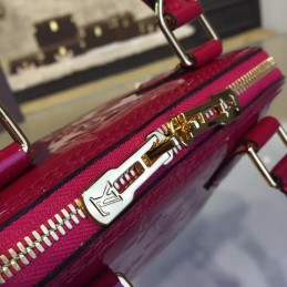 Replica Louis Vuitton Fuchsia Embossed Monogram Alma BB