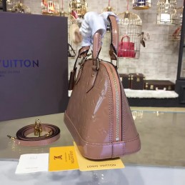 Replica Louis Vuitton Taupe Embossed Monogram Alma BB
