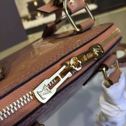 Replica Louis Vuitton Taupe Embossed Monogram Alma BB