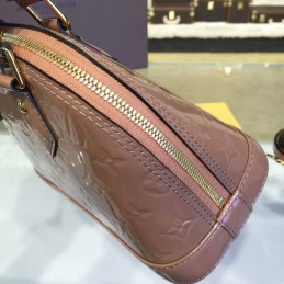 Replica Louis Vuitton Taupe Embossed Monogram Alma BB