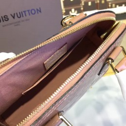 Replica Louis Vuitton Taupe Embossed Monogram Alma BB