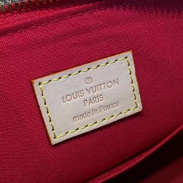 Replica Louis Vuitton Bright Red Embossed Monogram Alma BB