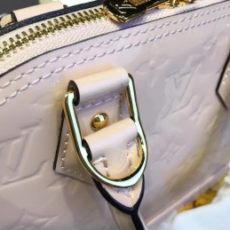 Replica Louis Vuitton Pale Pink Embossed Monogram Alma BB