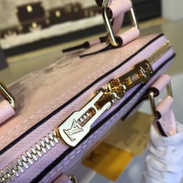 Replica Louis Vuitton Pale Pink Embossed Monogram Alma BB
