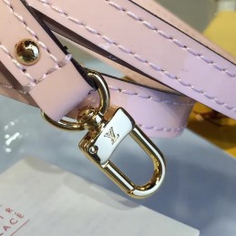 Replica Louis Vuitton Pale Pink Embossed Monogram Alma BB