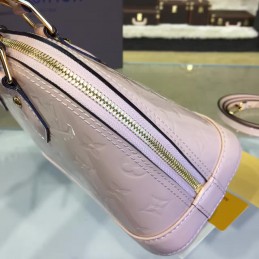 Replica Louis Vuitton Pale Pink Embossed Monogram Alma BB