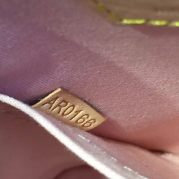 Replica Louis Vuitton Pale Pink Embossed Monogram Alma BB