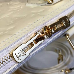 Replica Louis Vuitton White Patent Monogram Alma BB - Style 2