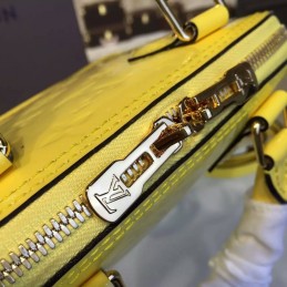 Replica Louis Vuitton Yellow Embossed Monogram Alma BB