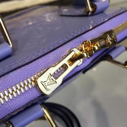 Replica Louis Vuitton Lilac Patent Monogram Alma BB