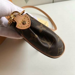 Replica Louis Vuitton Brown Monogram Chain Eva Clutch
