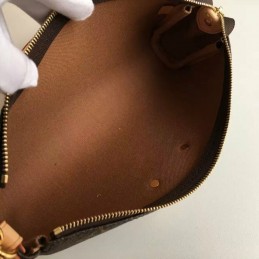 Replica Louis Vuitton Brown Monogram Chain Eva Clutch