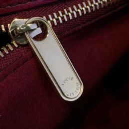 Replica Louis Vuitton Brown Monogram Burgundy Florine Bag