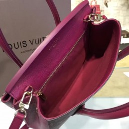 Replica Louis Vuitton Brown Monogram Burgundy Florine Bag