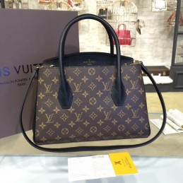 Replica Louis Vuitton Brown Monogram Black Florine Bag