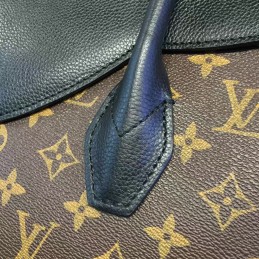 Replica Louis Vuitton Brown Monogram Black Florine Bag