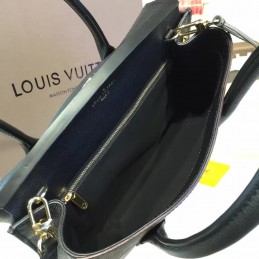 Replica Louis Vuitton Brown Monogram Black Florine Bag