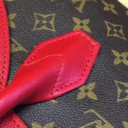 Replica Louis Vuitton Brown Monogram Red Florine Bag