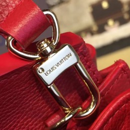 Replica Louis Vuitton Brown Monogram Red Florine Bag